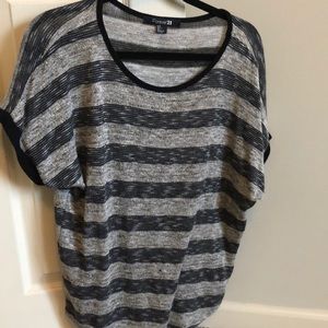 Forever 21 black and gold top